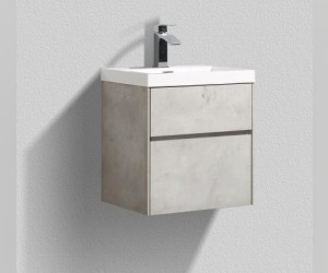 Тумба под раковину BelBagno Pietra Mini PIETRA MINI-500AS-2C-SO-SCM 50 см, серый (Stucco Cemento)