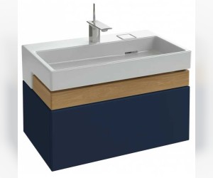 Тумба под раковину Jacob Delafon Terrace 80 см, EB1186-G98, синий бархат
