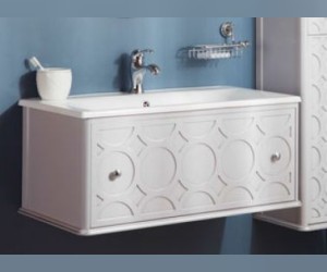 Тумба под раковину Caprigo Caprice 80 25012, цвет B-131 bianco perl