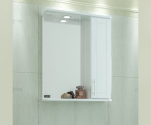 Зеркальный шкаф СаНта Дублин 60 левый/правый, с подсветкой (123001/123002)