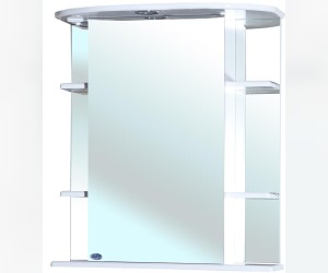 Зеркальный шкаф Bellezza Магнолия 65 см, с подсветкой, левый/правый