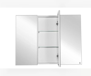 Зеркало-шкаф Style Line Эко Стандарт Альтаир 900 трюмо ЛС-000010059, 90 см, подвесное, белое