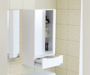 Шкаф СаНта Лондон 48 х 90 см, подвесной (424003)