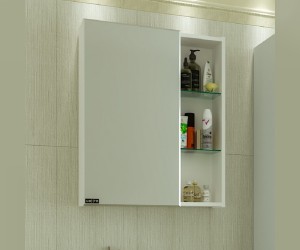 Зеркальный шкаф СаНта Дублин 58 см, универсальный (123003)