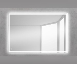 Зеркало BelBagno SPC-GRT-1000-600-LED-TCH 100 x 60 см со встроенным светильником и сенсорным выключателем
