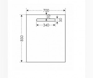 Зеркало СаНта Лондон 70 900519, с LED подсветкой