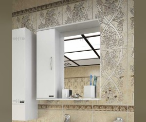 Зеркальный шкаф СаНта Прима 60 101112, универсальный, левый