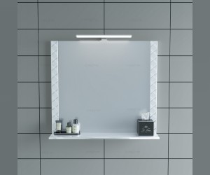 Зеркало СаНта Калипсо 80 117004, с подсветкой