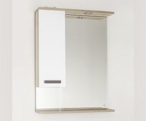 Зеркало-шкаф Style Line Ориноко 60/С ЛС-00000384, 60 см, левое, подвесное, белое/ориноко
