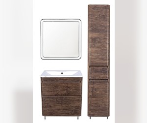 Зеркало Style Line Атлантика 60 СС-00002214, 60 см, подвесное, с подсветкой и часами