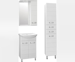 Зеркало-шкаф Style Line Ирис 55/С ЛС-00000018, 55 см, правое, подвесное, белое