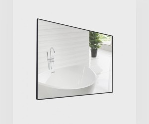 Зеркало BelBagno SPC-AL-600-800 Nero, 60 х 80 см, алюминиевая рама чёрная