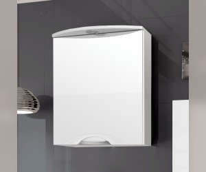 Зеркало-шкаф Style Line Жасмин-2 60/С Люкс, ЛС-00000216, 60 см, подвесное, белое