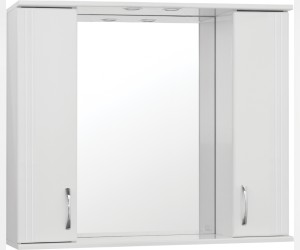 Зеркало-шкаф Style Line Эко Стандарт Панда 100/С ЛС-00000239, 100 см, подвесное, белое