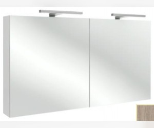 Зеркальный шкаф Jacob Delafon Rythmik 120 см, EB798-E10 цвет Квебекский Дуб