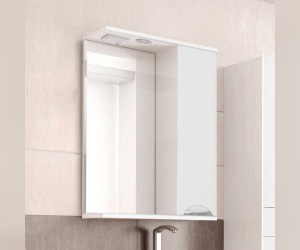 Зеркало-шкаф Style Line Жасмин 60/С ЛС-00000040, 60 см, правое, подвесное, белое