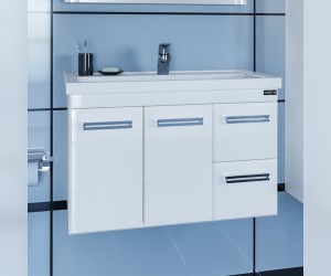 Тумба под раковину СаНта Меркурий 80 209004, подвесная