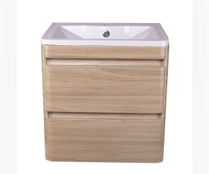 Тумба под раковину Style Line Атлантика 60 СС-00002217 Люкс Plus, 60 см, подвесная, ясень перламутр