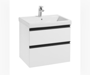 Тумба под раковину Roca Domi 60 см, 7.8575.3.280.6, подвесная, белый глянцевый