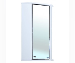 Зеркальный шкаф Bellezza Лилия 34 см, угловой, левый/правый