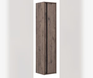 Пенал Aquanet Lino 35 см, подвесной, дуб веллингтон, 00253914