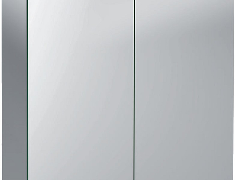 Зеркальный шкаф Geberit Option Plus, 75 см, со светодиодной подсветкой, корпус зеркальный, 500.206.00.1