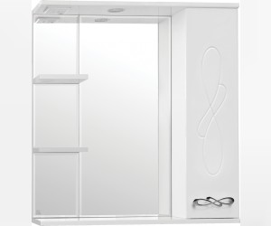 Зеркало-шкаф Style Line Венеция 75/С ЛС-00000263, 75 см, правое, подвесное, белое