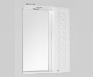 Зеркало-шкаф Style Line Канна 60/С ЛС-00000294 Люкс, 60 см, подвесное, правое, белое