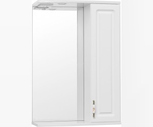 Зеркало-шкаф Style Line Олеандр-2 55/С ЛС-00000049 Люкс, 55 см, подвесное, белое