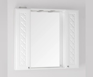 Зеркало-шкаф Style Line Канна 90/С ЛС-00000167, 90 см, белое