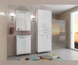 Колонна Style Line Волна ЛС-000010050, 70 см, белая