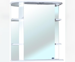 Зеркальный шкаф Bellezza Магнолия 55 см, с подсветкой, левый/правый