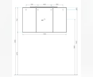 Зеркальный шкаф Villeroy&Boch 2DAY2 A43813E4 130 см