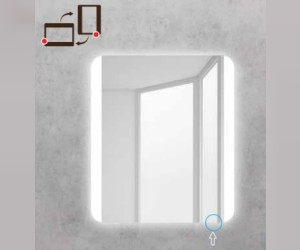 Зеркало BelBagno SPC-CEZ-700-600-LED-TCH 70 x 60 см со встроенным светильником и сенсорным выключателем