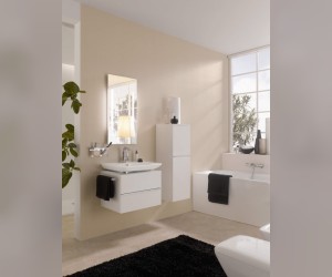 Тумба под раковину Laufen Palace New 4.0125.1.075.463.1 89 см, 1 выдвижной ящик, цвет белый матовый