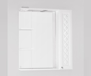 Зеркало-шкаф Style Line Канна 75/С ЛС-00000295 Люкс, 75 см, правое, подвесное, белое