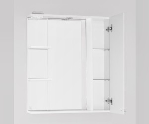 Зеркало-шкаф Style Line Канна 75/С ЛС-00000295 Люкс, 75 см, правое, подвесное, белое