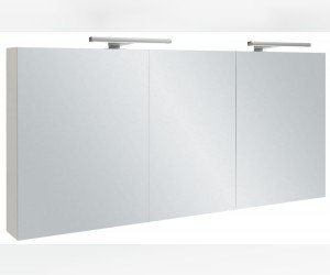 Шкаф зеркальный Jacob Delafon 140 см, EB1370-G1C, со светодиодной подсветкой, цвет - белый блестящий лак