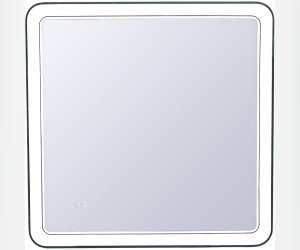 Зеркало Style Line Атлантика 80 СС-00000671, 80 см, с подсветкой и часами