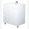 Тумба под раковину 1Marka Cube 75 см, напольная, белый, У79532