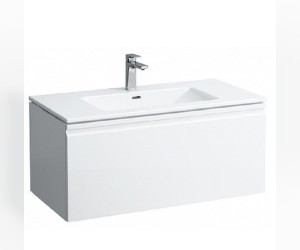 Тумба с раковиной Laufen Pro S 100 х 50 х 46 см, белый матовый, 8.6096.6.463.104.1