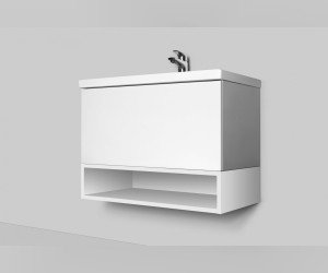 Полка под тумбу Am.Pm Gem 60 см M90OHX0600WG подвесная, цвет белый