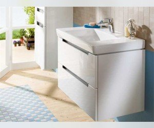 База под раковину Villeroy&Boch Subway 2.0 A697 00FP, серый глянцевый, Ш98,7*В52*Г44,9 см