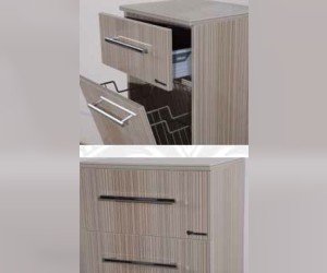 Тумба подвесная Bellezza ЭЛЬЗА 40, цвет - мраморный, 40*80*34 см