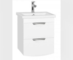 Тумба под раковину Style Line Жасмин-2 50 ЛС-000010039 Люкс Plus, 50 см, подвесная, белая