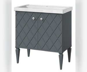 Тумба под раковину Caprigo Aspetto Roma 34512 80 см, цвет TP-810 графит