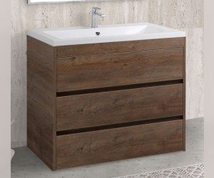 Тумба под раковину Art&Max Family-750-3C-PIA-PS, 75 x 47 x 84.5 см напольная, коричневый (Pino Siberia)