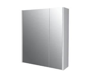 Зеркальный шкаф Dreja Prime 60 см, 99.9304 подвесной, белый