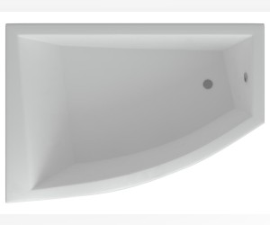 Акриловая ванна Aquatek Оракул 180 х 125 см, с фронтальным экраном и вклеенным каркасом, левая/правая