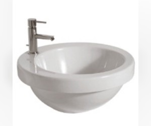 Раковина встроенная Globo Lavabi darredamento Band SAP50.BI*1, 50х50 см